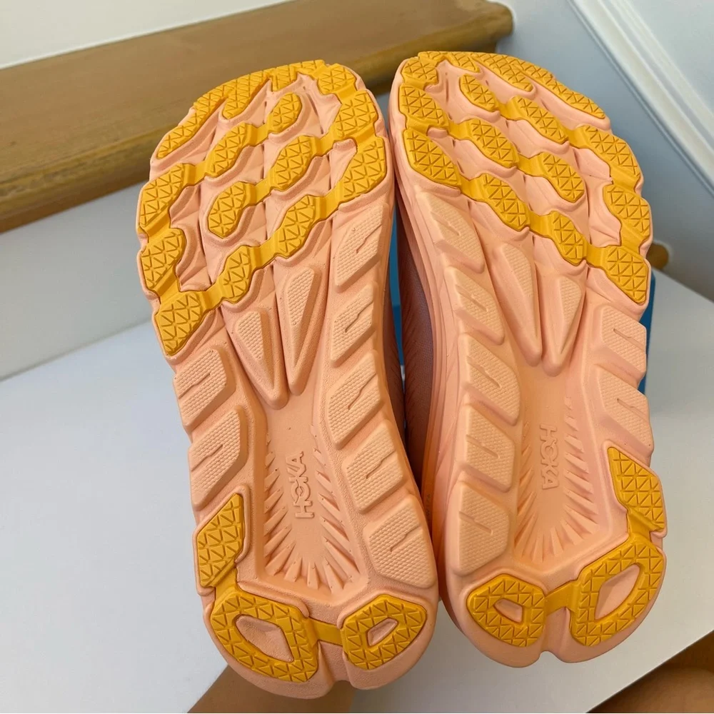 NWT Hoka Rincon 3 women’s running shoes , brand new in box , coral salmon orange - Picture 12 of 16